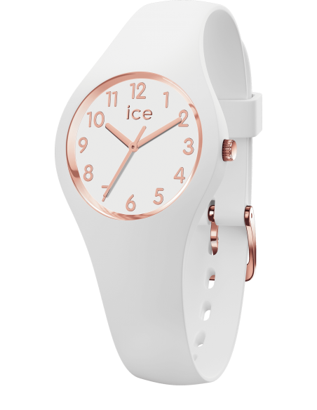 Montre Ice Glam White Rose-Gold Numbers Extra Small 015343