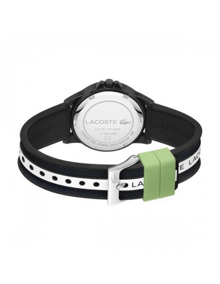 MONTRE LACOSTE TEEN/RIDER 2020141 SILICONE NOIR ET BLANC