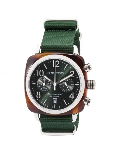 Montre BRISTON CLUBMASTER CLASSIC ACETATE VERT 15140.SA.T.10.NBG