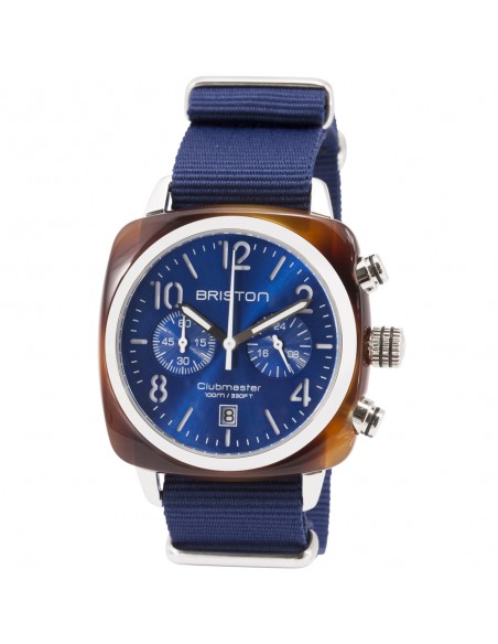 Montre BRISTON CLUBMASTER CLASSIC ACETATE BLEU 15140.SA.T.9.NNB