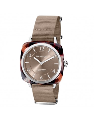 Montre BRISTON CLUBMASTER CHIC ACETATE TAUPE 21536.SA.UBR.30.NT