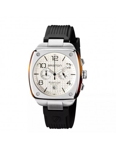 Montre BRISTON STREAMLINER URBAN ACIER ET ACETATE BLANC 22142.S.T.2.RB