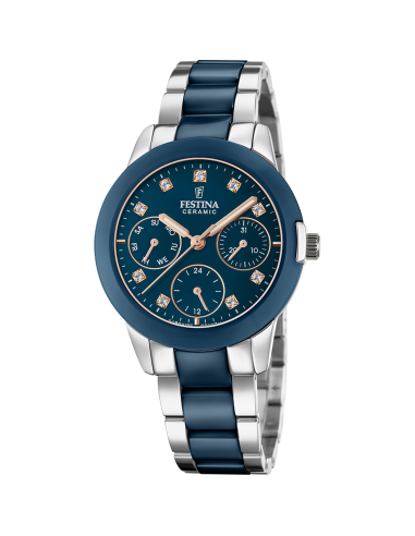 Montre FESTINA Céramique F20497/2 BLEU FEMME