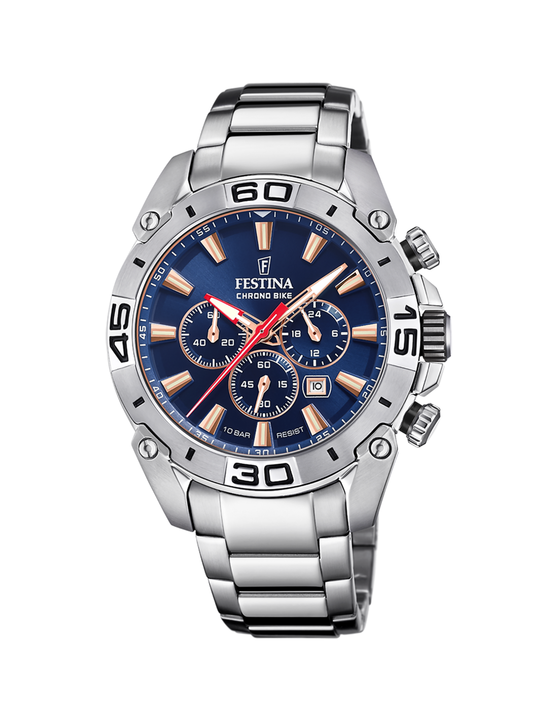 Montre festina bleue discount homme