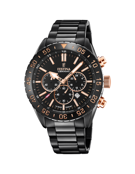 Montre FESTINA CHRONO F20577/1 PVD NOIR