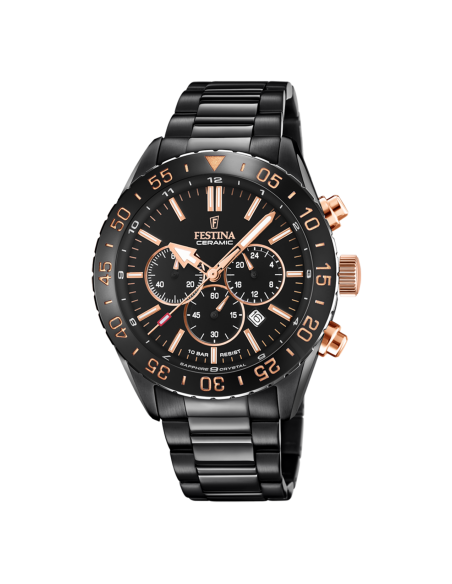 Montre FESTINA CHRONO F20577/1 PVD NOIR