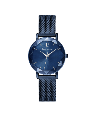 Montre Pierre Lannier MULTIPLES 010P968 Bleu Milanais