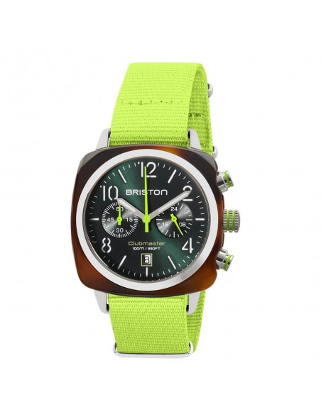 Montre BRISTON CLUBMASTER CLASSIC SUMMER VIBES 24140.SA.T.1.NYG JAUNE