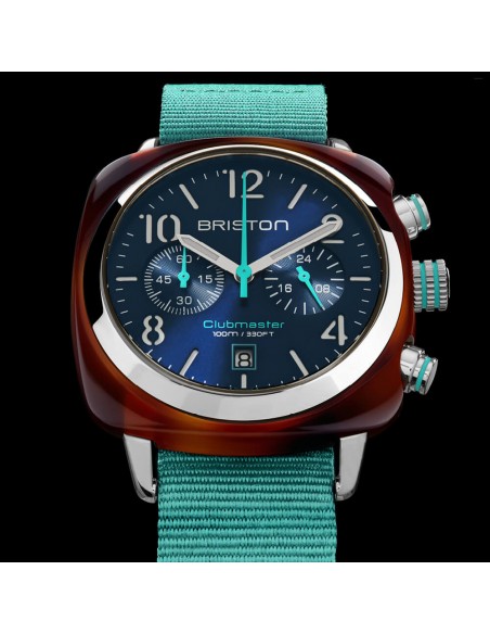 Montre BRISTON CLUBMASTER CLASSIC SUMMER VIBES 24140.SA.T.15.NBT BLEU