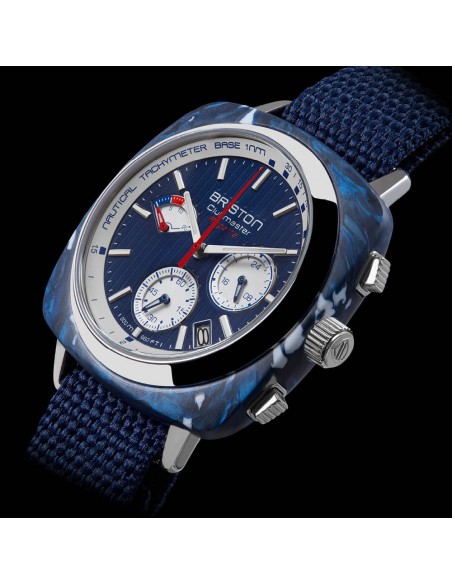 Montre BRISTON CLUBMASTER REGATTA "LES PLUS BELLES BAIES DU MONDE" 241542.SP.NB.15