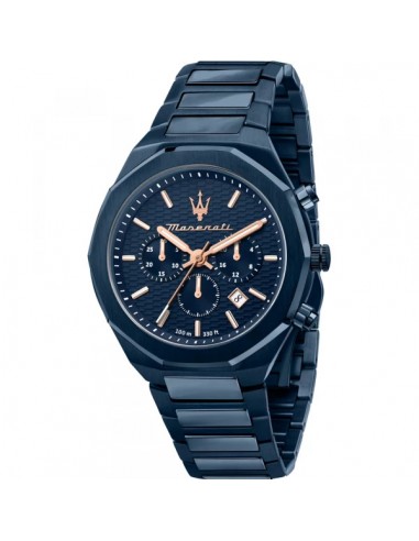 Montres Maserati Stile en métal bleu R8873642008