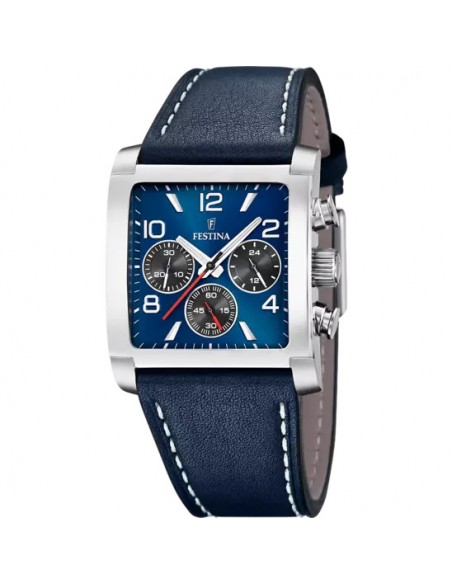 Montre FESTINA F20653/1 Cuir Bleu HOMME