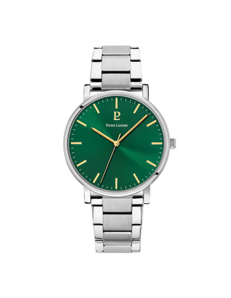 Montre Pierre Lannier ESSENTIAL 251G171 Vert Bracelet Acier