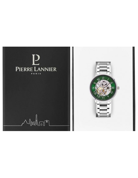 Montre Pierre Lannier AUTOMATIC 317B171 Acier Cadran Vert