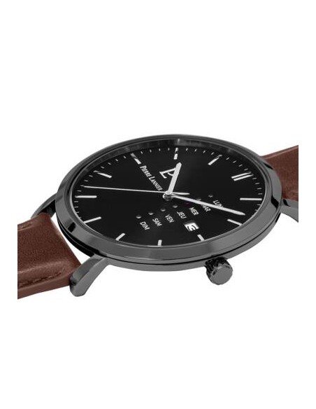 Montre Pierre Lannier DATA 243H434 Noir Bracelet Cuir