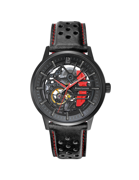 Montre Pierre Lannier PADDOCK 338A433 Noir Cuir