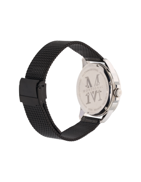 Montre Quartz  MONTIGNAC MOW1002 Acier Bracelet milanais