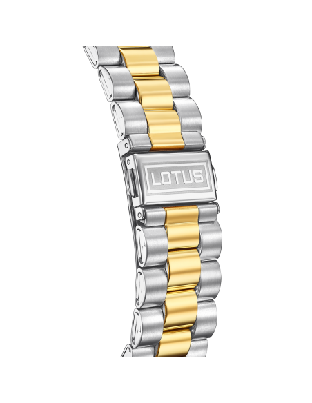 Montre LOTUS FREEDOM 18855/1 BICOLORE CADRAN BLANC