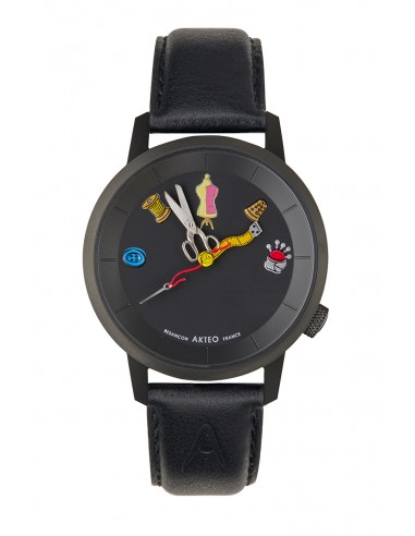 Montre AKTEO Hot Couture 01B 38mm PVD Noir AAt03