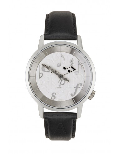 Montre AKTEO Flûte 38mm AMu18 Cuir Noir