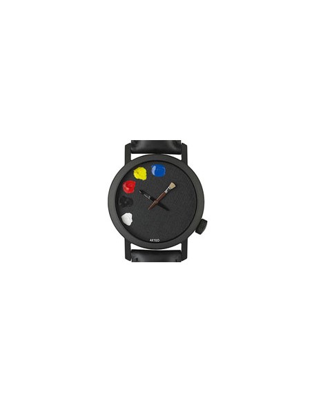 Montre AKTEO Peinture 01B 42 PVD Noir APe12