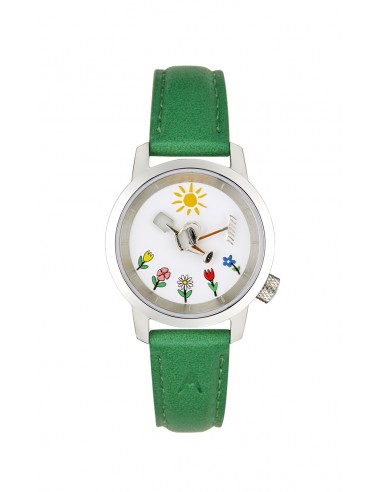 Montre AKTEO Jardin W 29mm EPa13 Cuir Vert