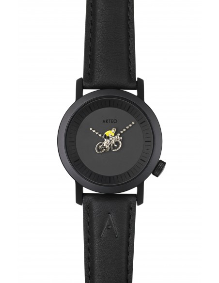 Montre AKTEO Cyclisme 01 42mm PVD Noir SIn21