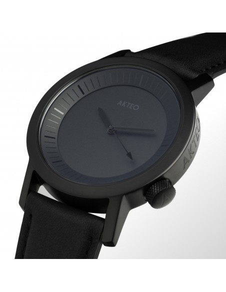 Montre AKTEO All Black 42mm PVD Noir IMo04