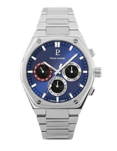 Montre Pierre Lannier COPILOTE 230F161  Cadran Bleu