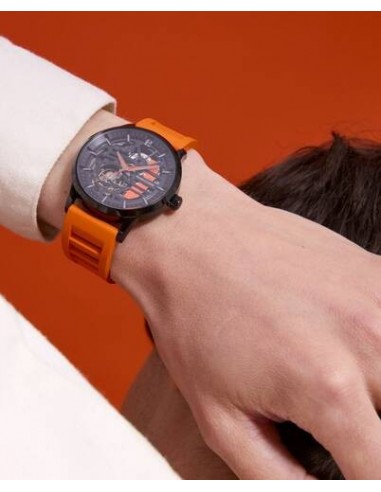 Montre Pierre Lannier PADDOCK 341A499 Silicone Orange