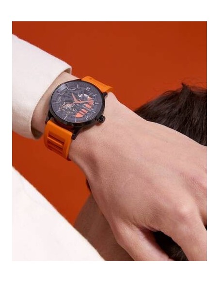 Montre Pierre Lannier PADDOCK 341A499 Silicone Orange