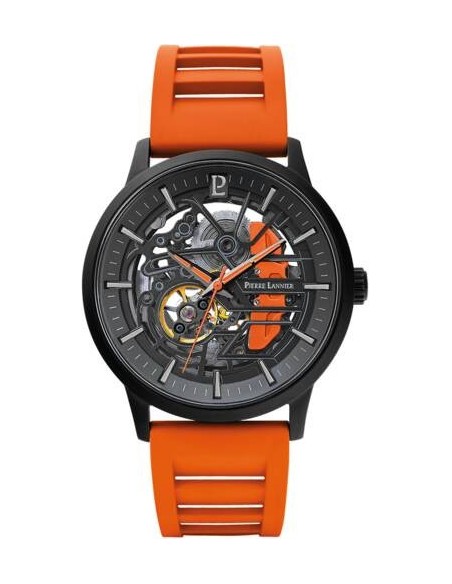 Montre Pierre Lannier PADDOCK 341A499 Silicone Orange