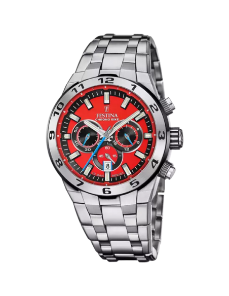 Montre FESTINA CHRONO BIKE F20670/5 Rouge Homme