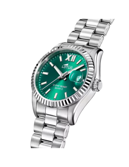 Montre LOTUS FREEDOM 18930/4 ACIER CADRAN VERT