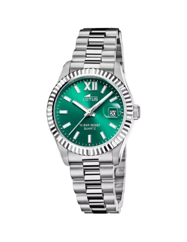 Montre LOTUS FREEDOM 18930/4 ACIER CADRAN VERT