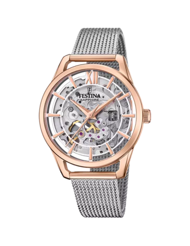 Montre FESTINA AUTOMATIQUE F20628/1 ACIER FEMME