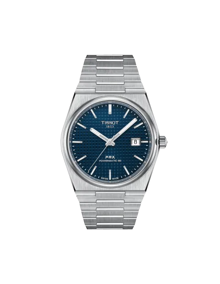 Montre TISSOT PRX POWERMATIC 80 T1374071104100 Acier Cadran Bleu